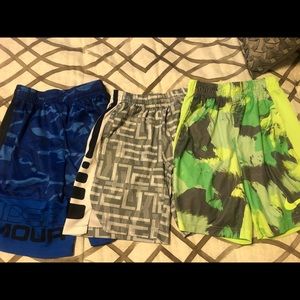 Youth Boys Nike & Under Armour shorts